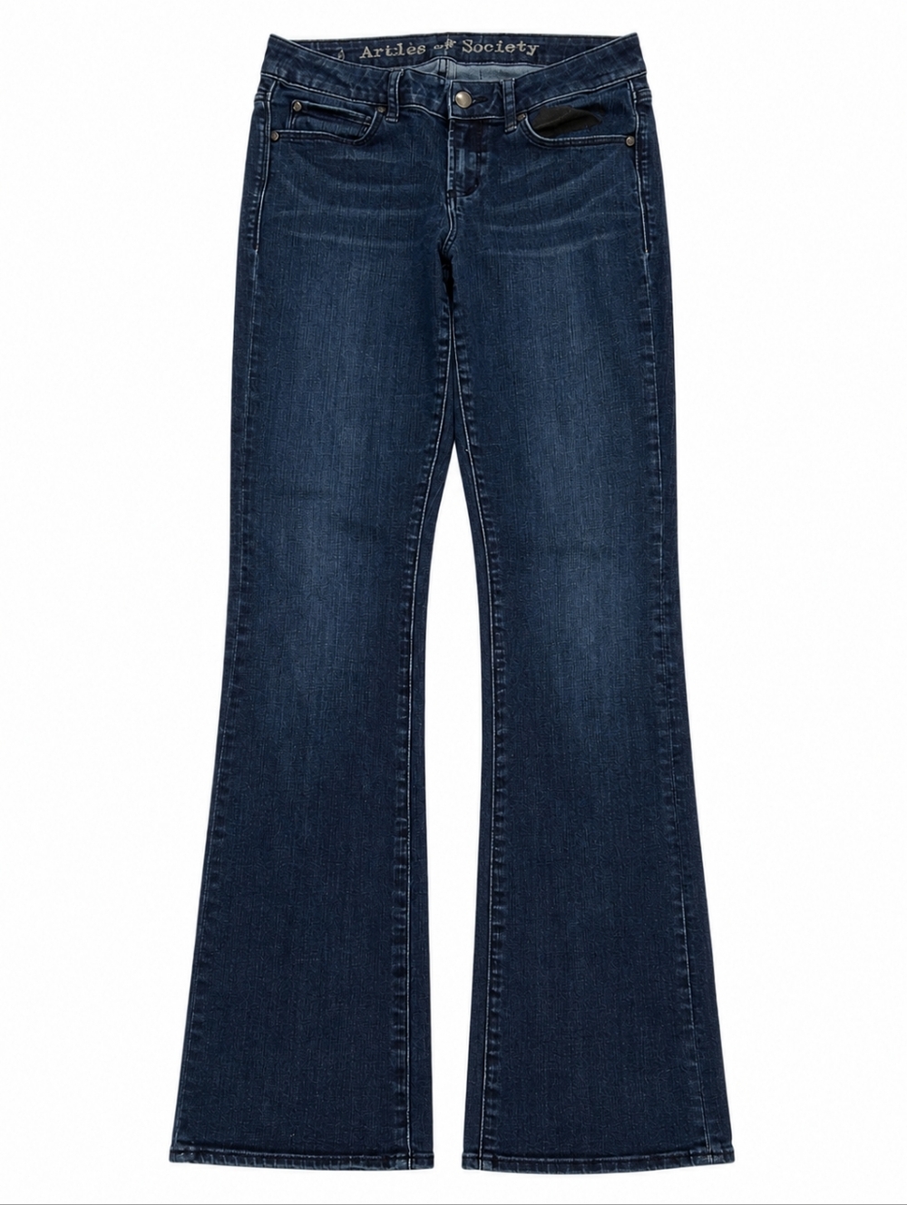 Articles of Society Flare Jeans Dark Wash Bootcut Stretch Denim Size 27